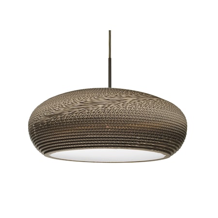 Besa Lighting Venus Cord Pendant, Bronze Finish, 1x9W LED 1JT-VENUS-LED-BR